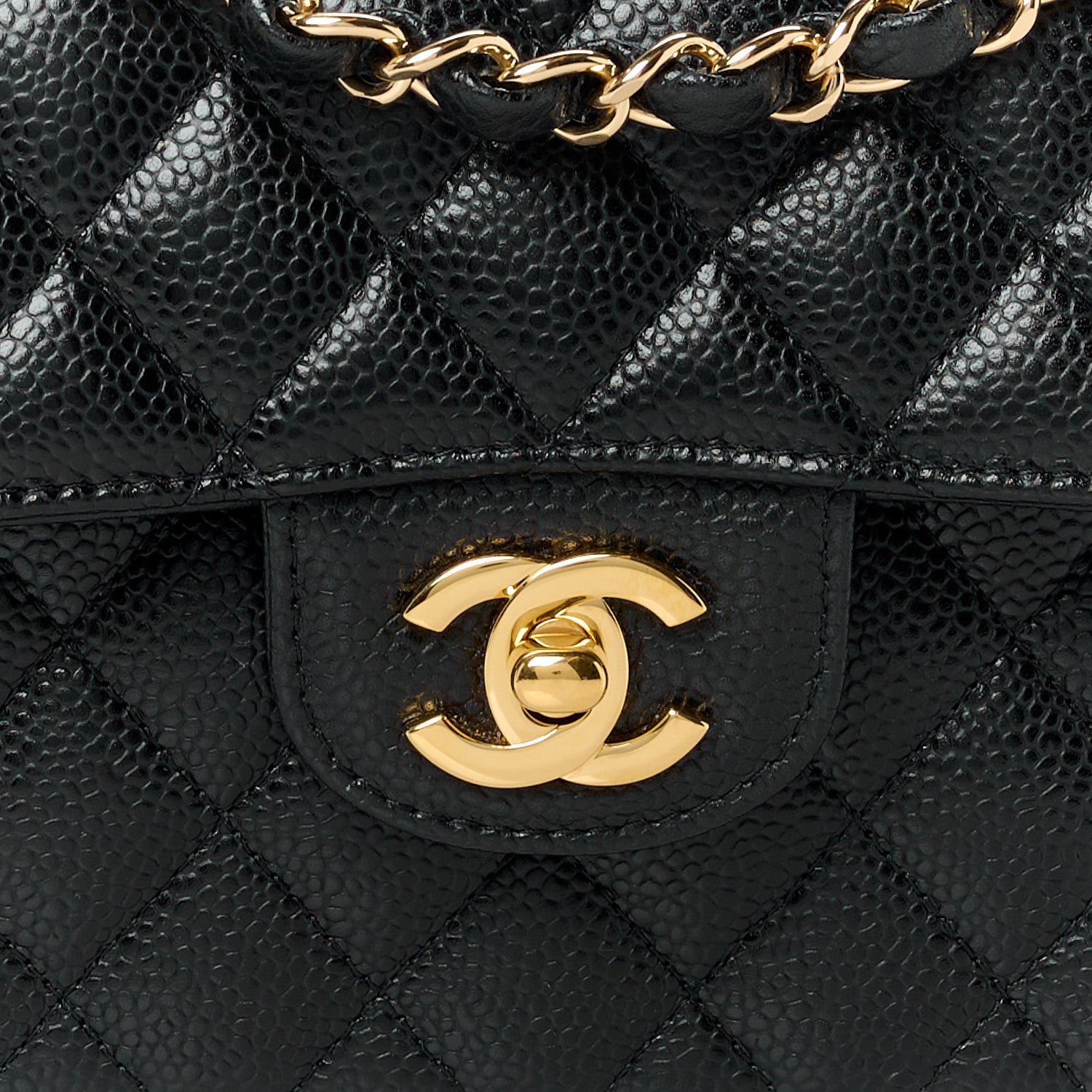 Chanel Caviar Quilted Small Double Flap Black 9 of 12