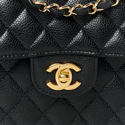 Chanel Caviar Quilted Small Double Flap Black 9 of 12