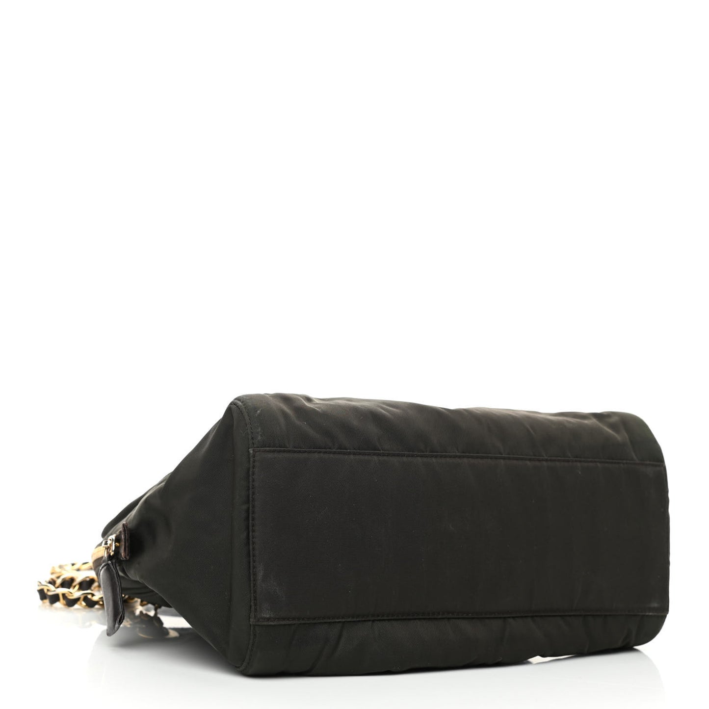 Nylon Chain Shoulder Bag Ebano