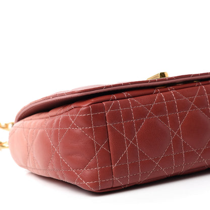Christian Dior Lambskin Cannage Gradient Small Caro Bag Pink 6 of 9