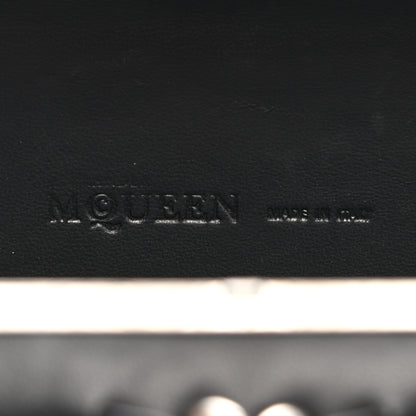 Alexander McQueen Nappa Skull Chain Box Clutch Black 6 of 7
