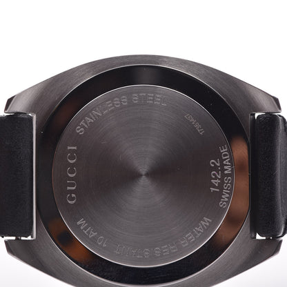 Gucci Stainless Steel Calfskin 44mm GG2570 Toscano Quartz Watch Black 7 of 8