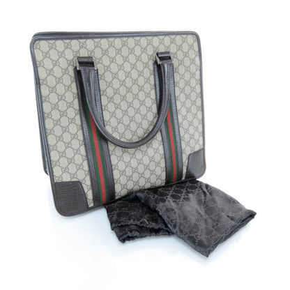 Gucci Monogram Large Web Tote Bag 3 of 11