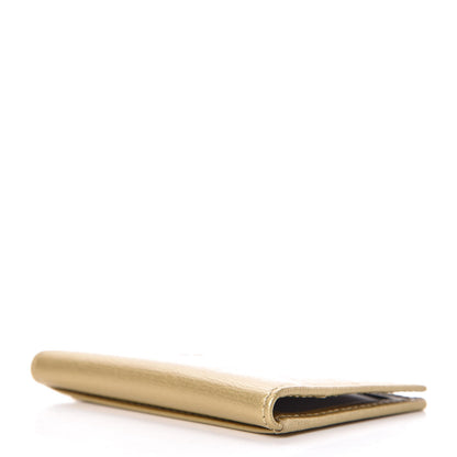 Gucci Textured Calfskin Betty Card Case Gold 4 of 7