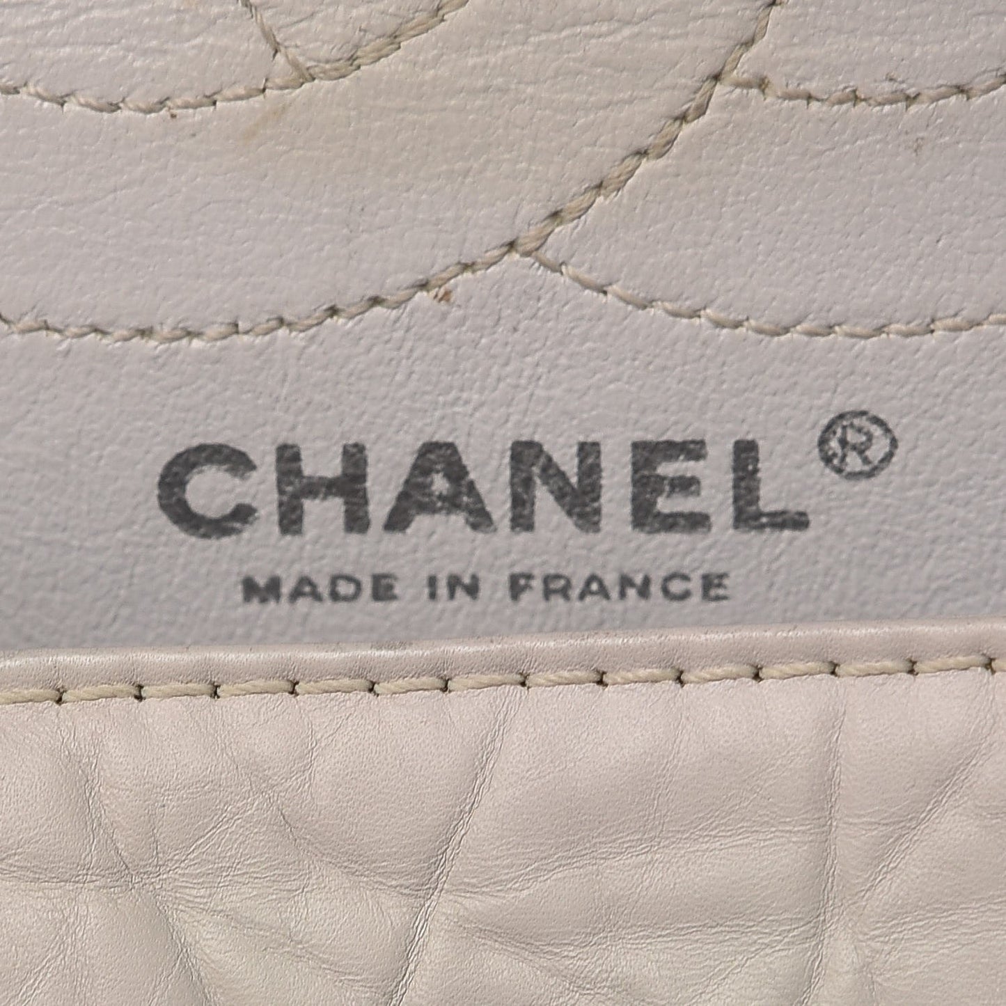 Aged Calfskin 2.55 Reissue 226 Flap White