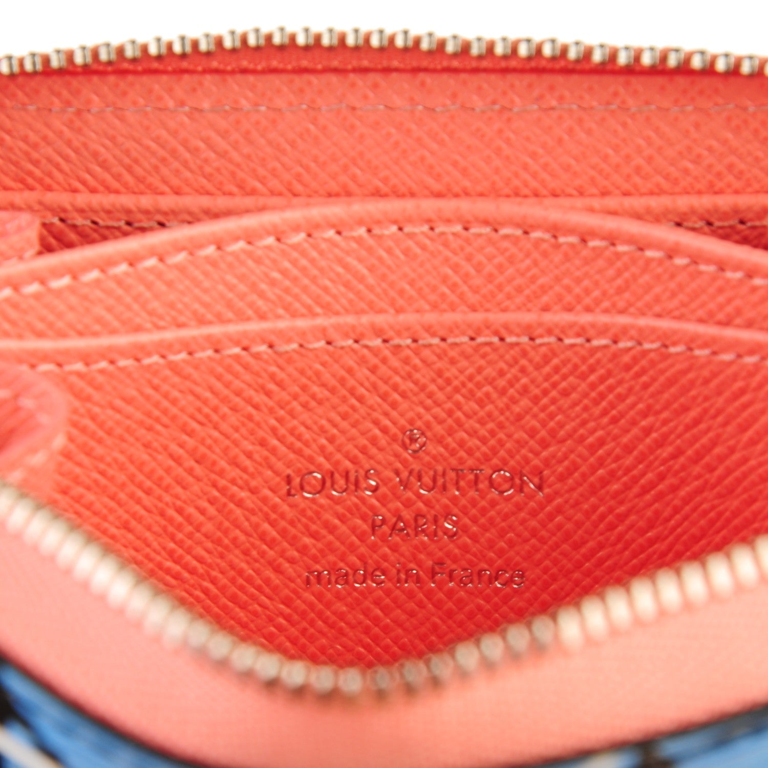 Louis Vuitton Epi Zippy Coin Purse Aqua 6 of 7