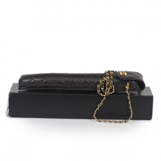 Chanel Umbrella w Lambskin Quilted Case Black 10 of 10