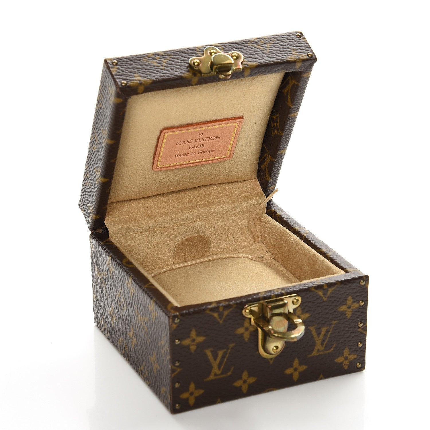 Louis Vuitton Monogram Ring Box Mini Trunk Case 5 of 6