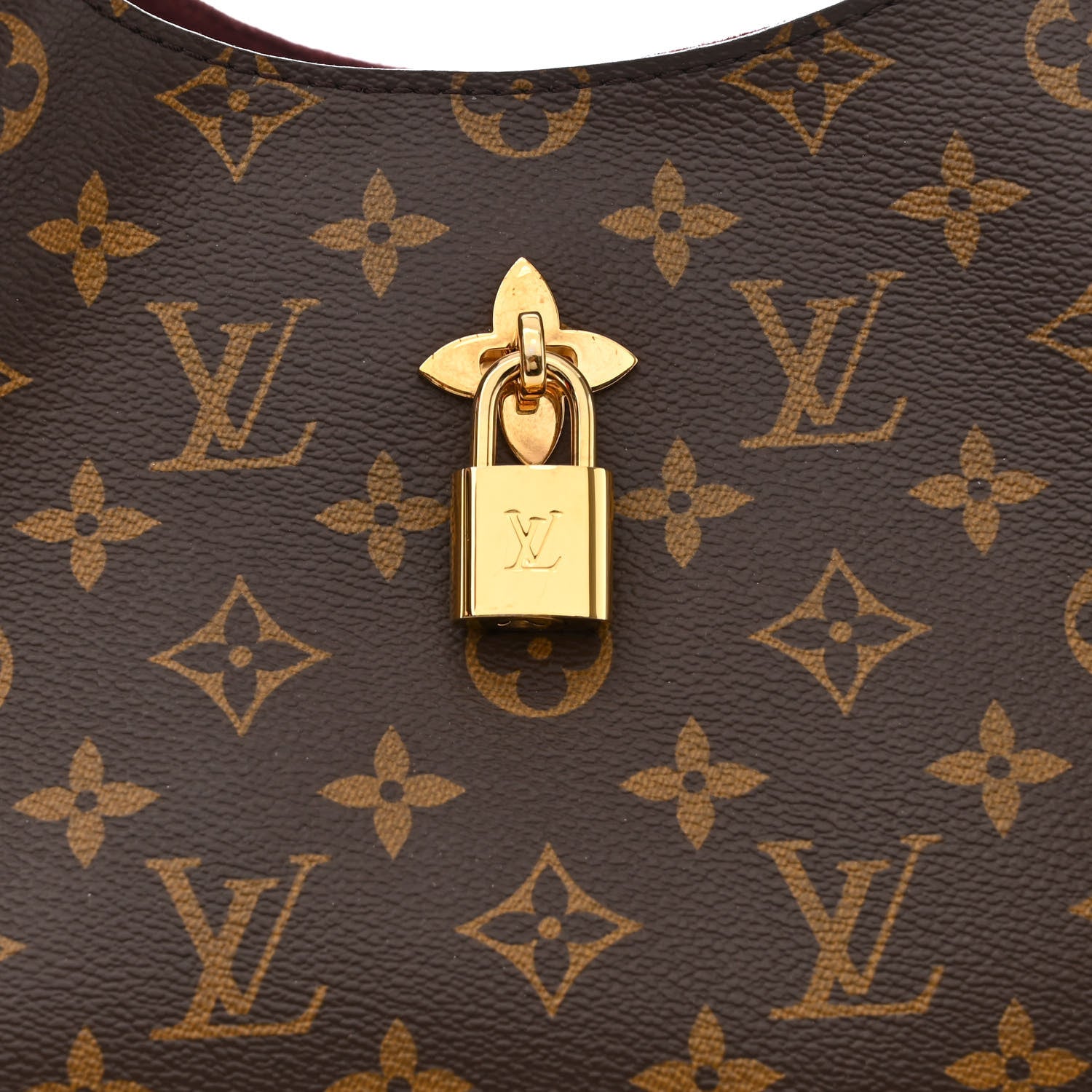 Louis Vuitton Monogram Flower Hobo Beige 9 of 14