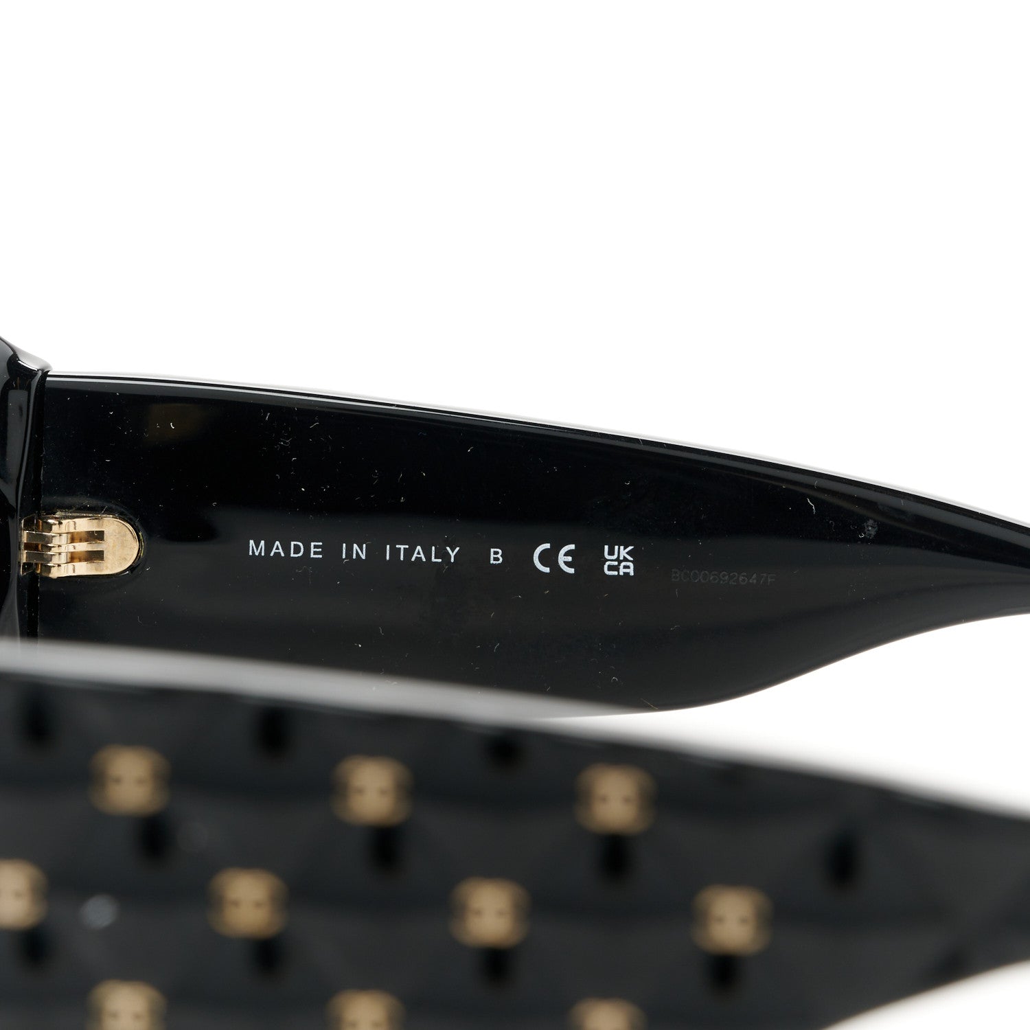 Chanel Acetate Quilted CC Sunglasses 5486-A Black 6 of 7