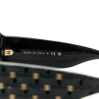 Chanel Acetate Quilted CC Sunglasses 5486-A Black 6 of 7