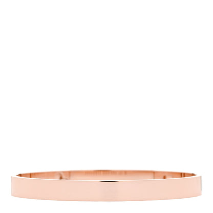 Hermes 18K Rose Gold Diamond PM Collier De Chien Bracelet SH 2 of 4