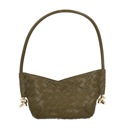 Bottega Veneta Nappa Intrecciato Mini Solstice Shoulder Bag Olive Oil 1 of 9