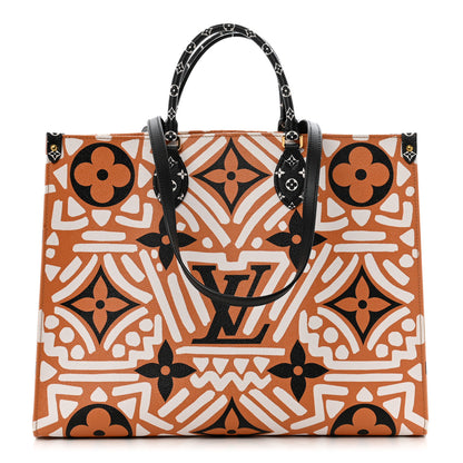 Louis Vuitton Monogram Giant Crafty Onthego GM Crème Caramel 1 of 14