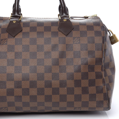 Louis Vuitton Damier Ebene Speedy 30 9 of 11