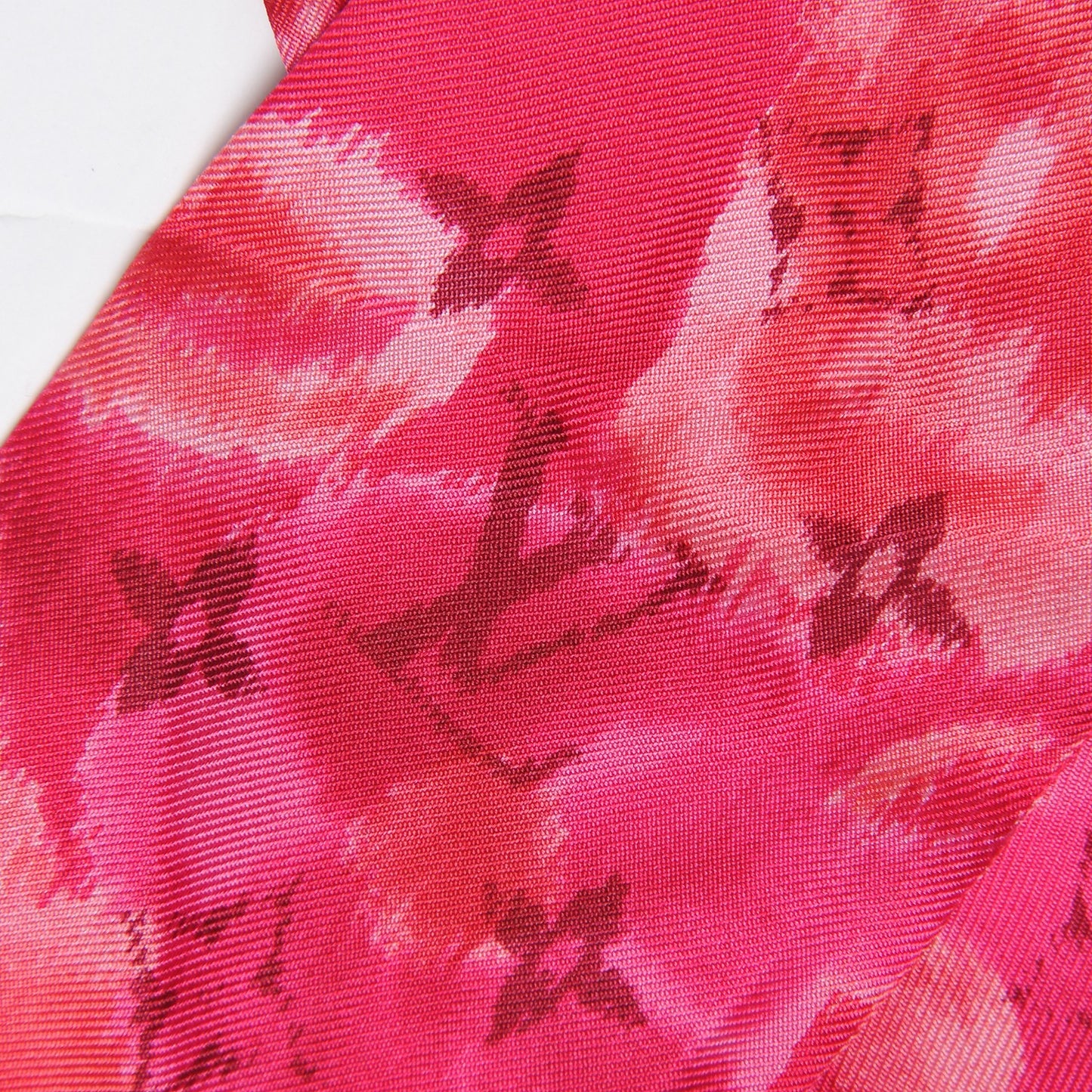 Silk Monogram Ikat Summer Bandeau Rose Indien