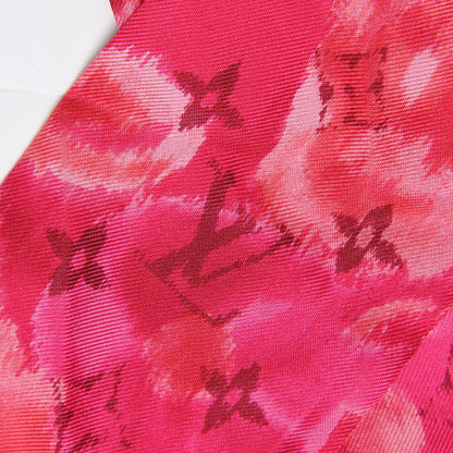 Louis Vuitton Silk Monogram Ikat Summer Bandeau Rose Indien 4 of 5