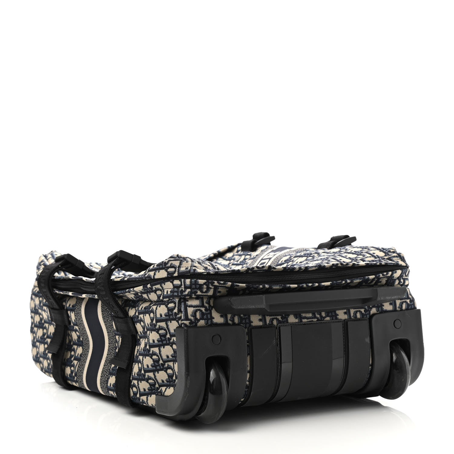 Christian Dior Oblique Small DiorTravel Suitcase Blue 3 of 10