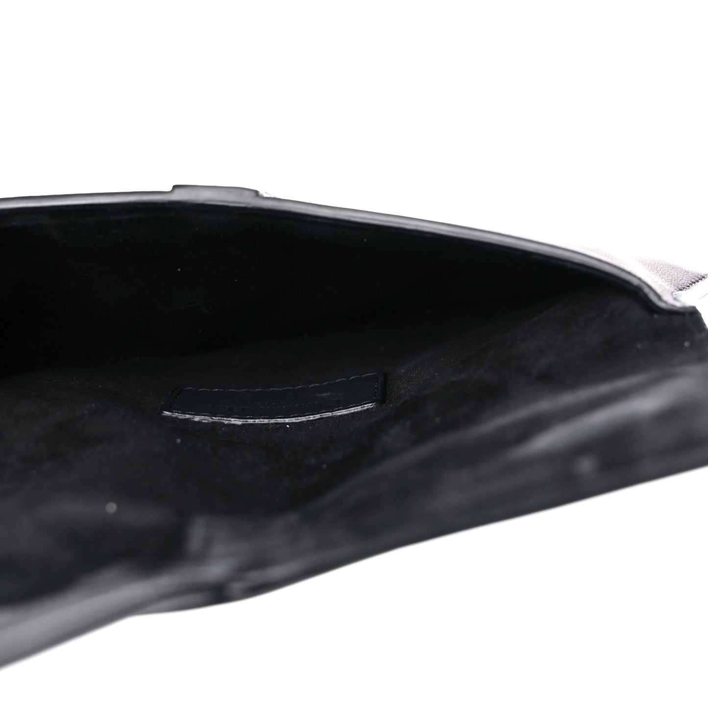 Ultra Matte Calfskin Saddle Belt Bag Black