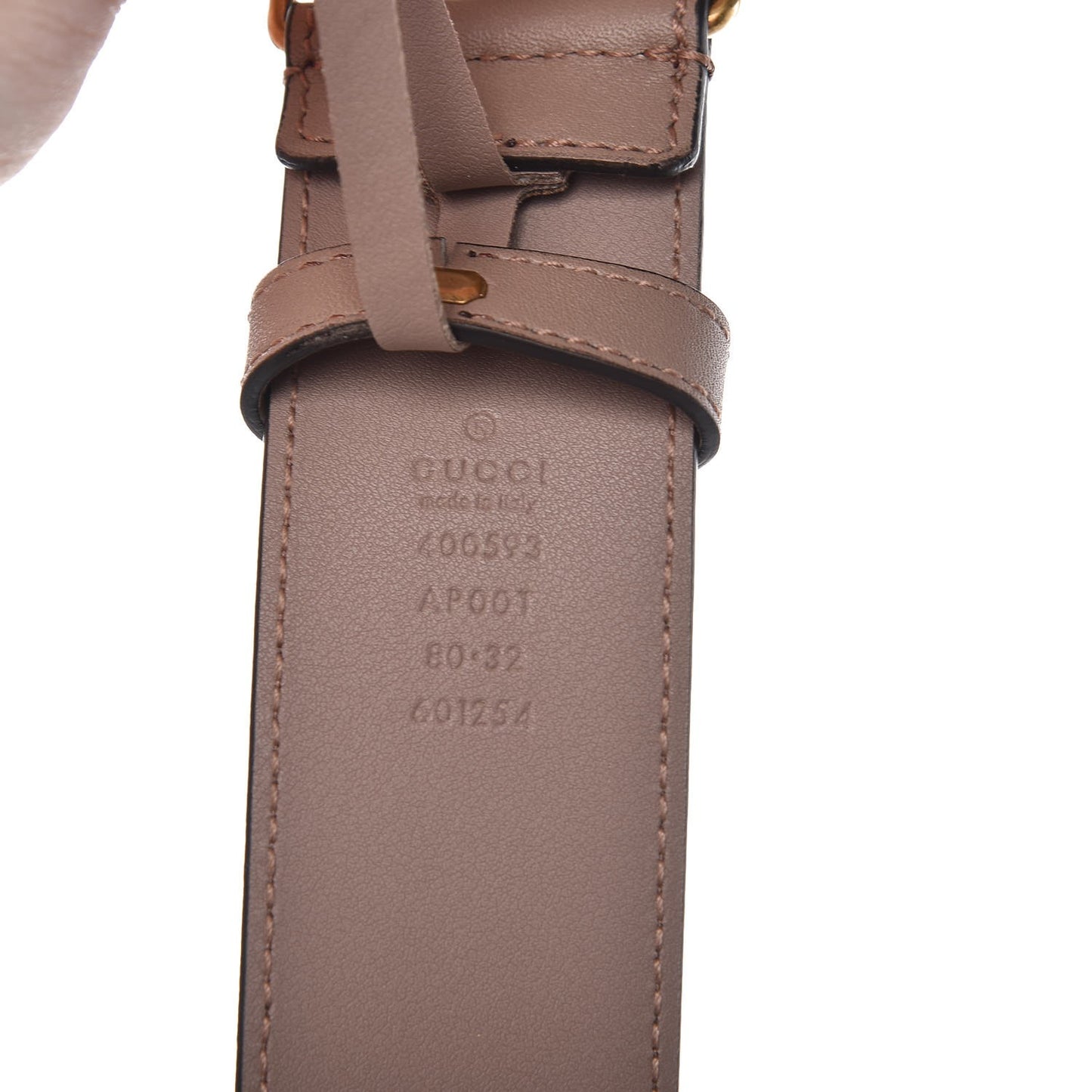Calfskin Double G 40mm Belt 80 32 Porcelain Rose