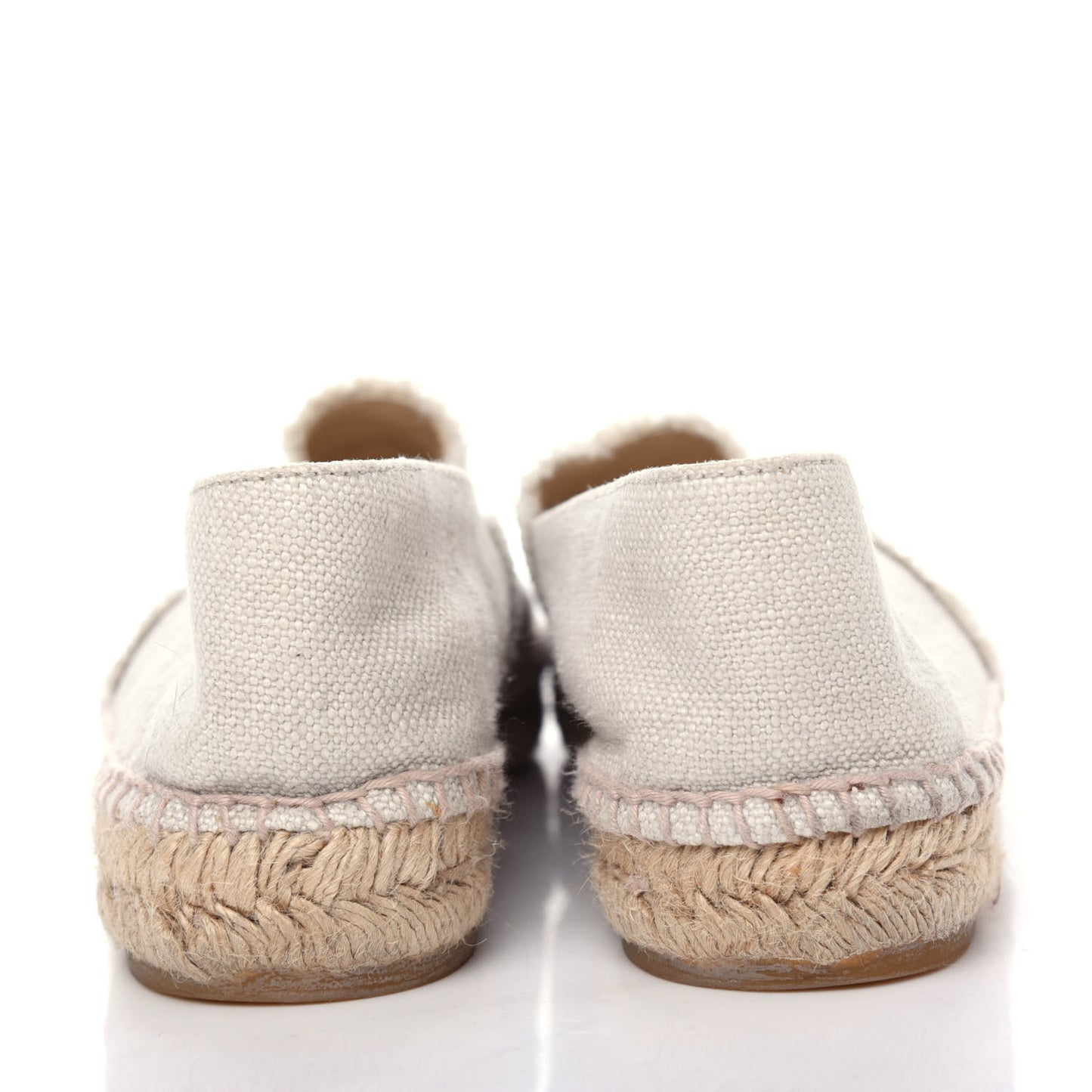 Linen CC Espadrilles 40 Beige Black