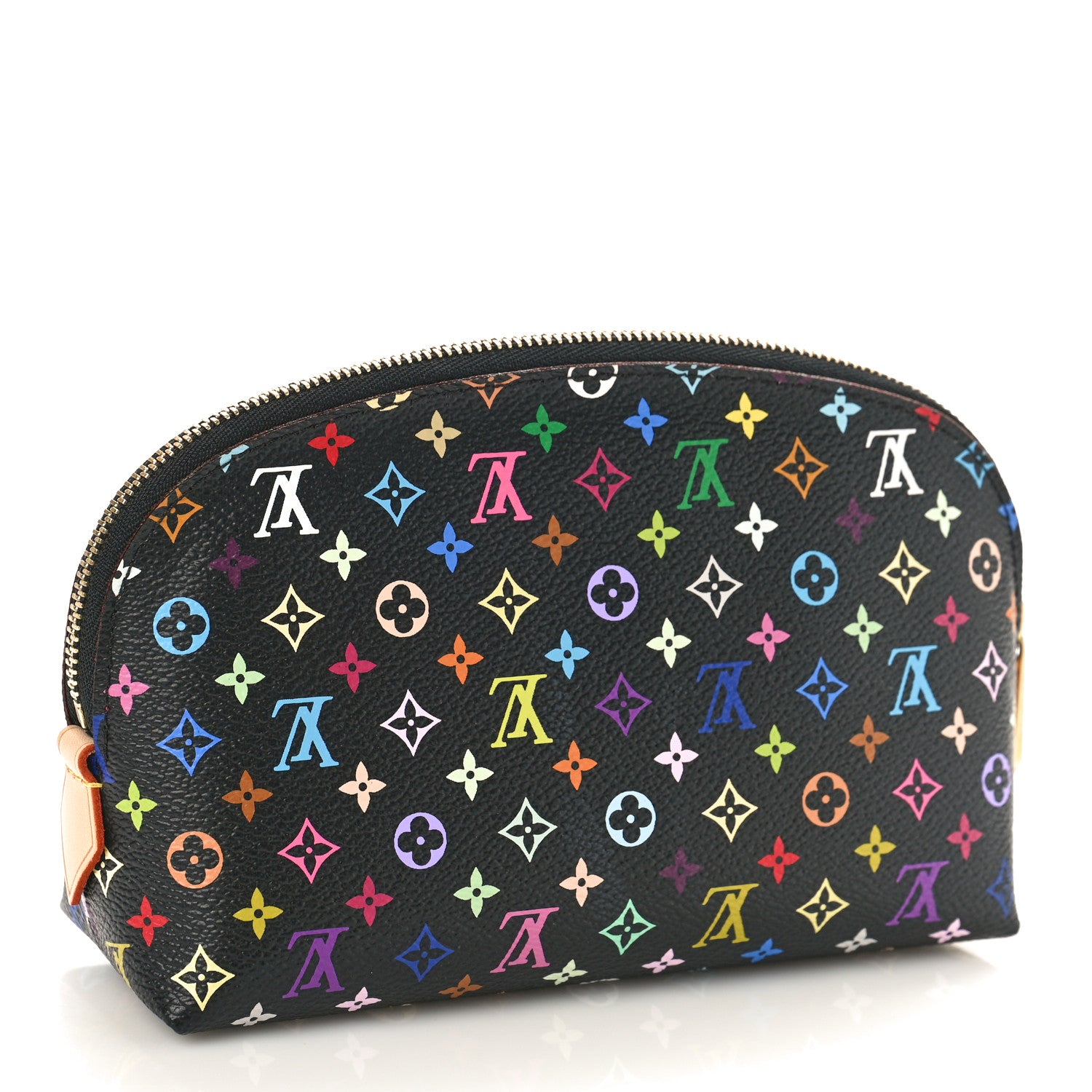 Louis Vuitton Monogram Multicolor Cosmetic Pouch Black Grenade 3 of 8