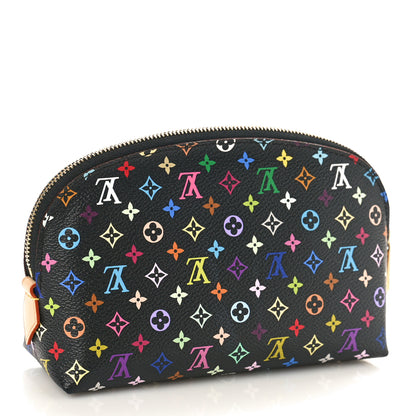 Louis Vuitton Monogram Multicolor Cosmetic Pouch Black Grenade 3 of 8
