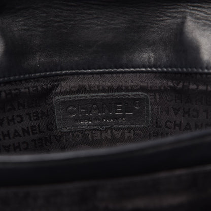 Chanel Lambskin Mademoiselle Lock Flap Pochette Black 7 of 10