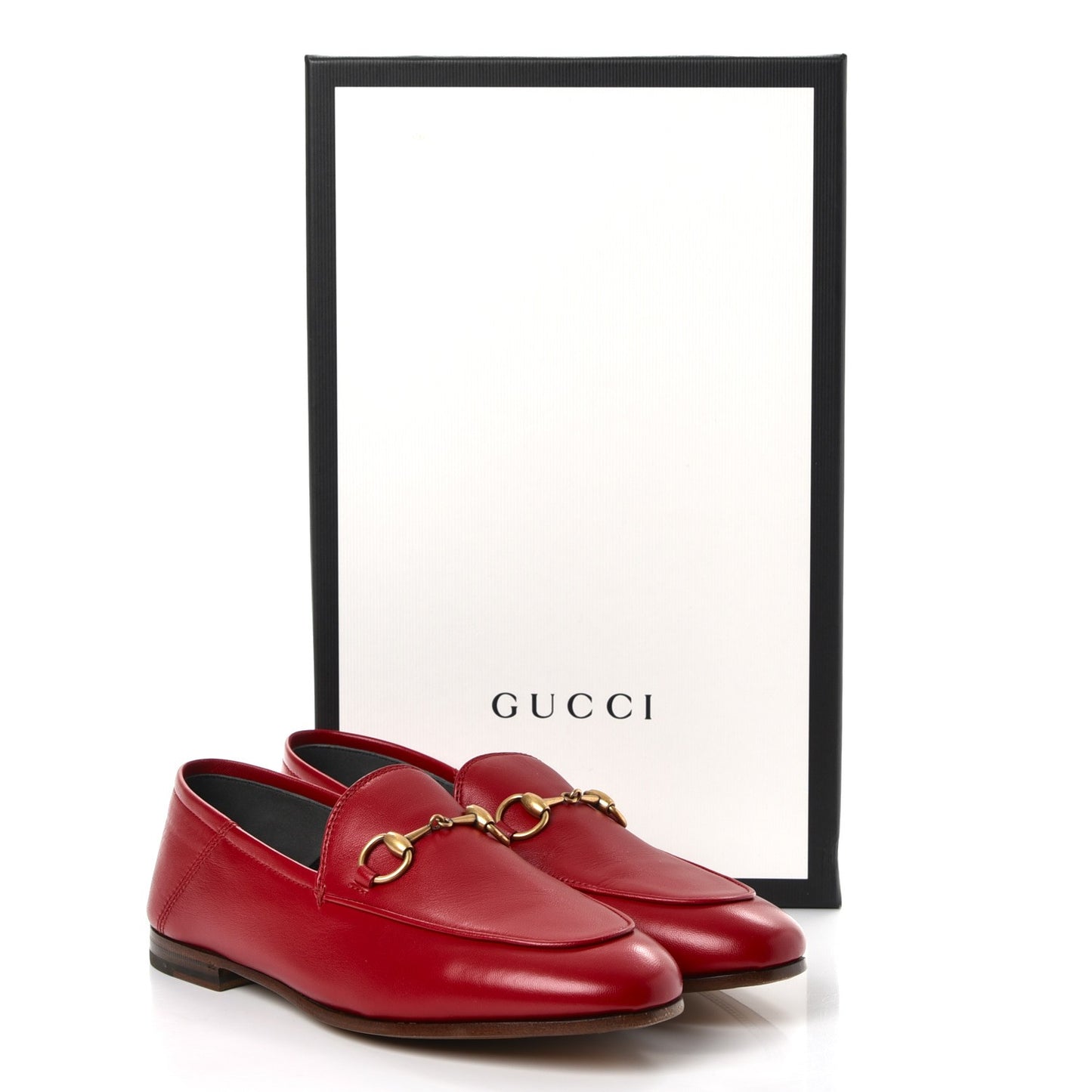 Lambskin Womens Brixton Horsebit Loafers 36 Hibiscus Red