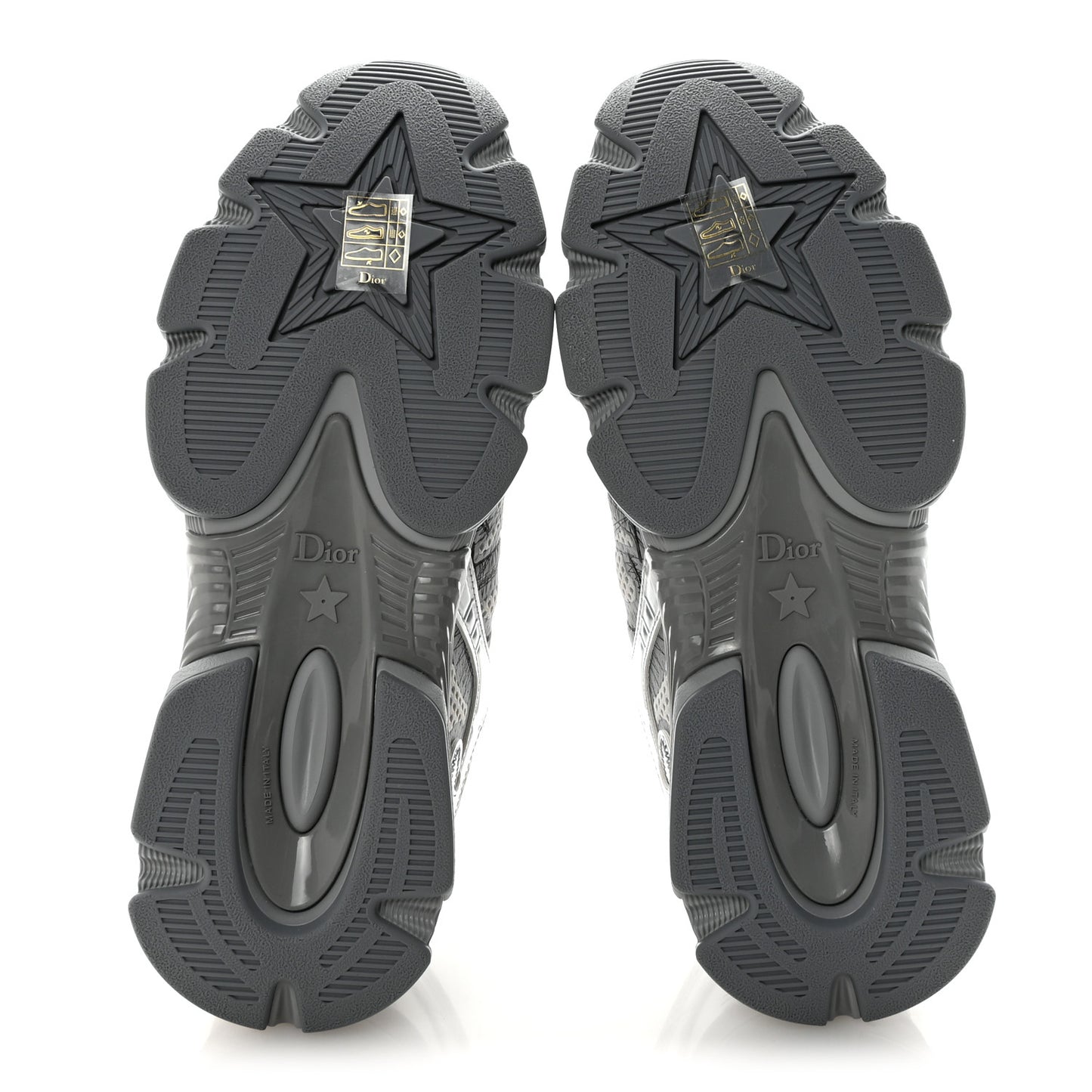 Technical Mesh Dior Chrono Sneakers 38 Silver