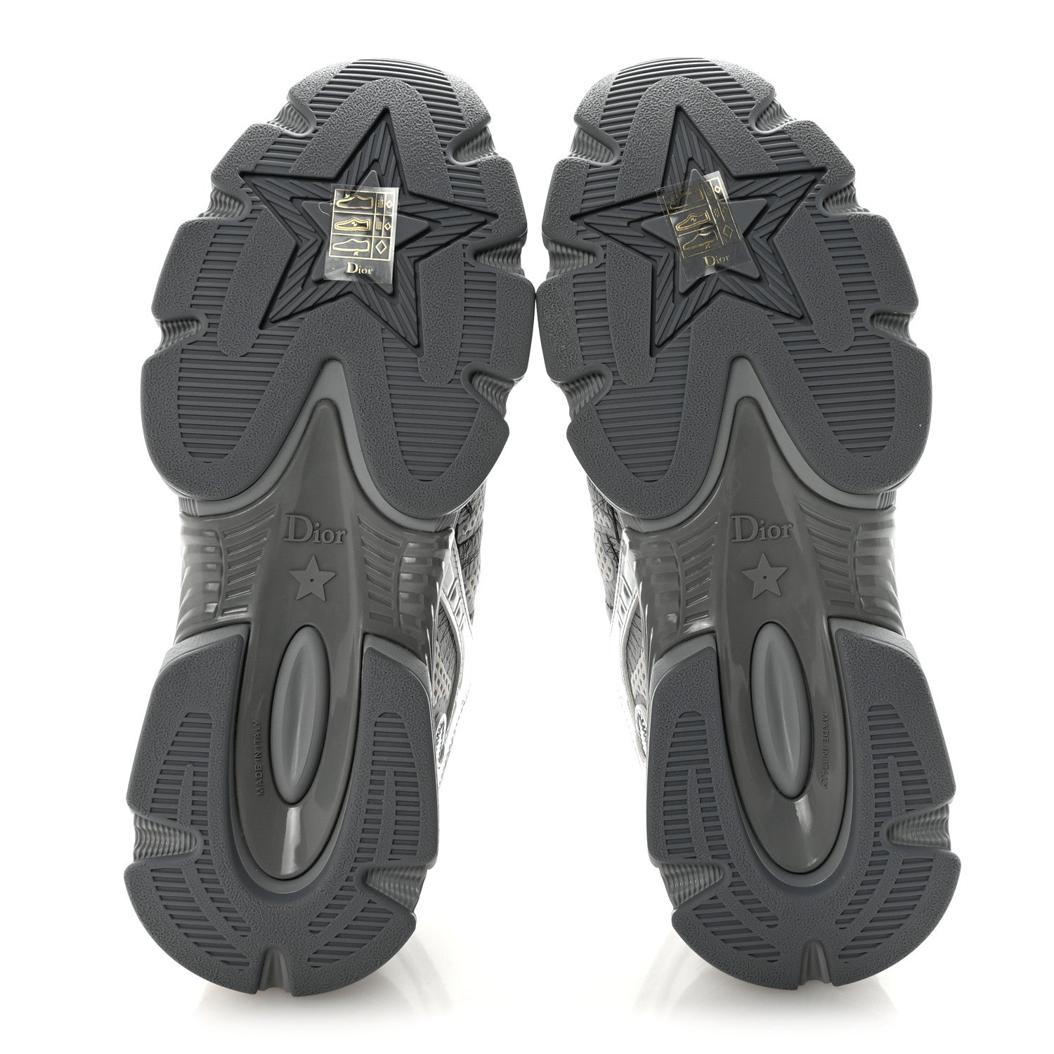Christian Dior Technical Mesh Dior Chrono Sneakers 38 Silver 6 of 9