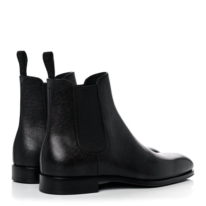 Louis Vuitton Taiga Mens LV Vendome Chelsea Boots 9.5 Black 4 of 9