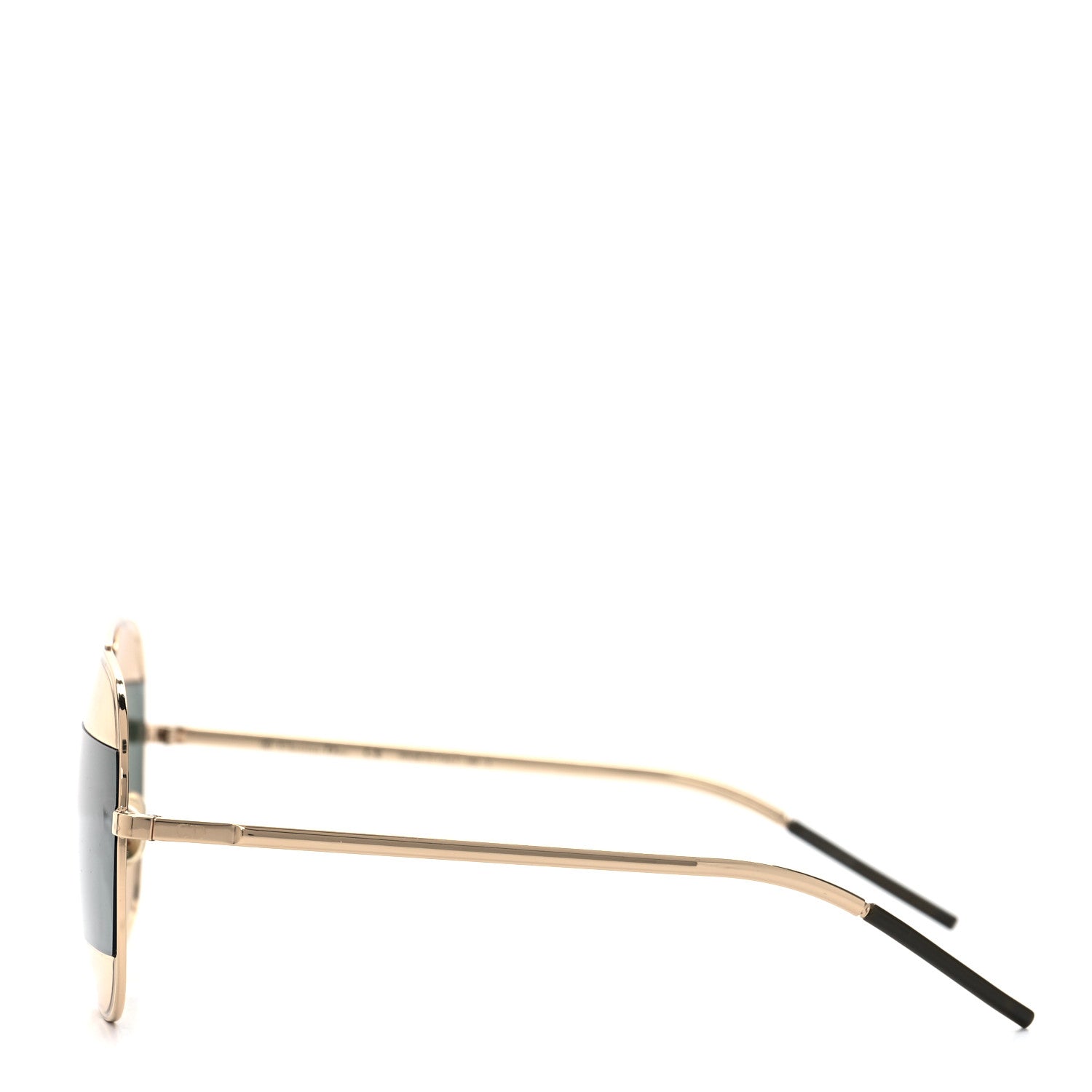 Christian Dior Split 1 Aviator Sunglasses Gold 3 of 7
