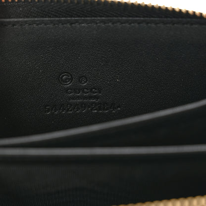 Gucci Microguccissima Zip Around Card Case Black 6 of 8