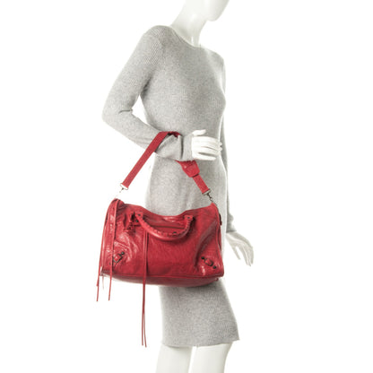 Balenciaga Agneau Classic Hardware City Rouge Cardinal 2 of 9