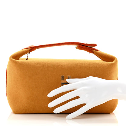 Hermes Canvas Large Bride-A-Brac Rocabar Pouch Ocre 2 of 7