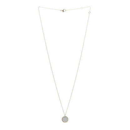 David Yurman 18K Yellow Gold Diamond Cable Collectibles Pave Charm Pendant Necklace 2 of 6
