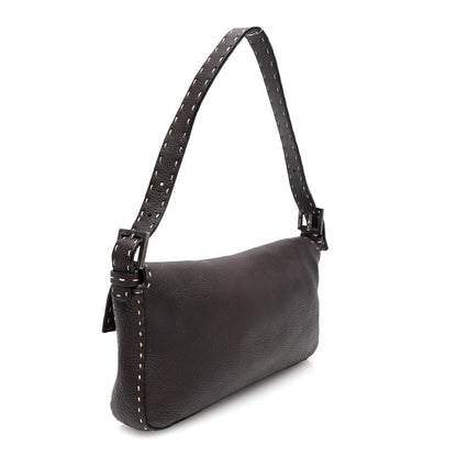 Fendi Cuoio Romano Selleria Baguette Testa di Moro 3 of 9