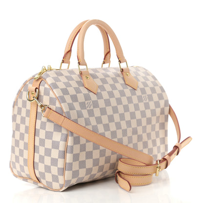 Louis Vuitton Damier Azur Speedy Bandouliere 30 3 of 9