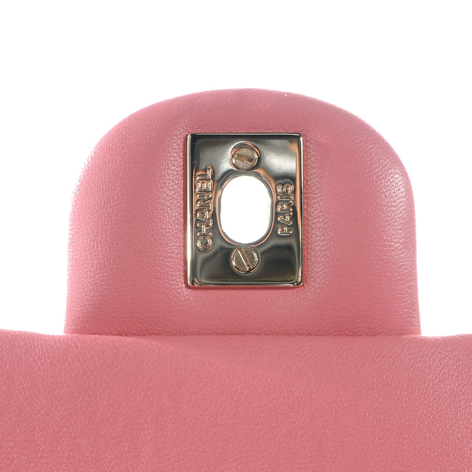 Chanel Lambskin Quilted Valentine Charms Mini Rectangular Flap Pink 7 of 10