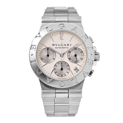 Bulgari Stainless Steel 35mm Diagono Chronograph Automatic Watch 1 of 10
