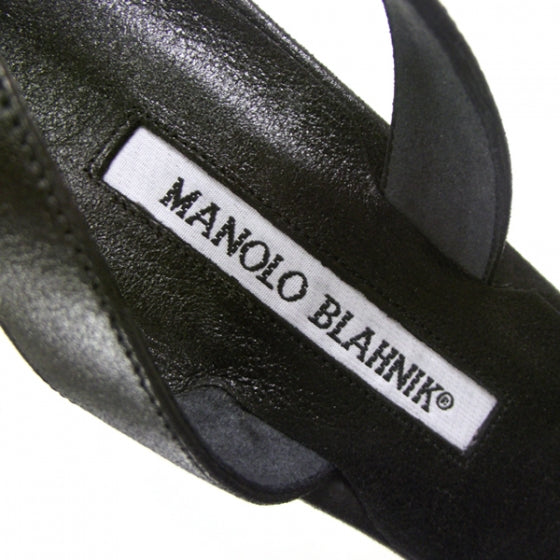 MANOLOBLAHNIKSatinJeweledPumps39.5