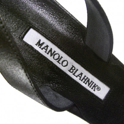 FASHIONPHILE MANOLOBLAHNIKSatinJeweledPumps39.5 7 of 7