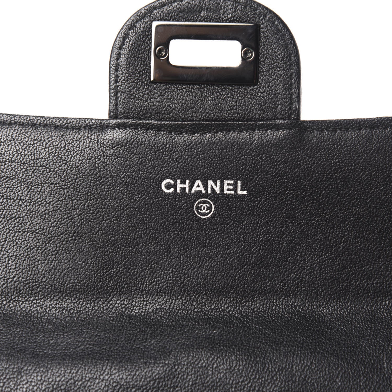 Chanel Sheepskin Chevron Quilted 2.55 Reissue Flap Wallet So Black 6 of 8