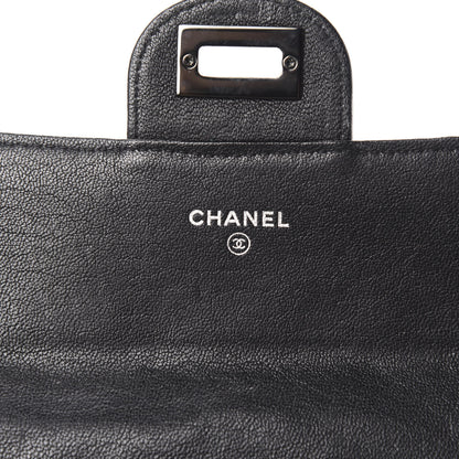 Chanel Sheepskin Chevron Quilted 2.55 Reissue Flap Wallet So Black 6 of 8