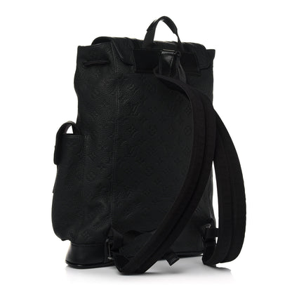 Louis Vuitton Taurillon Monogram Christopher MM Backpack Black 2 of 11