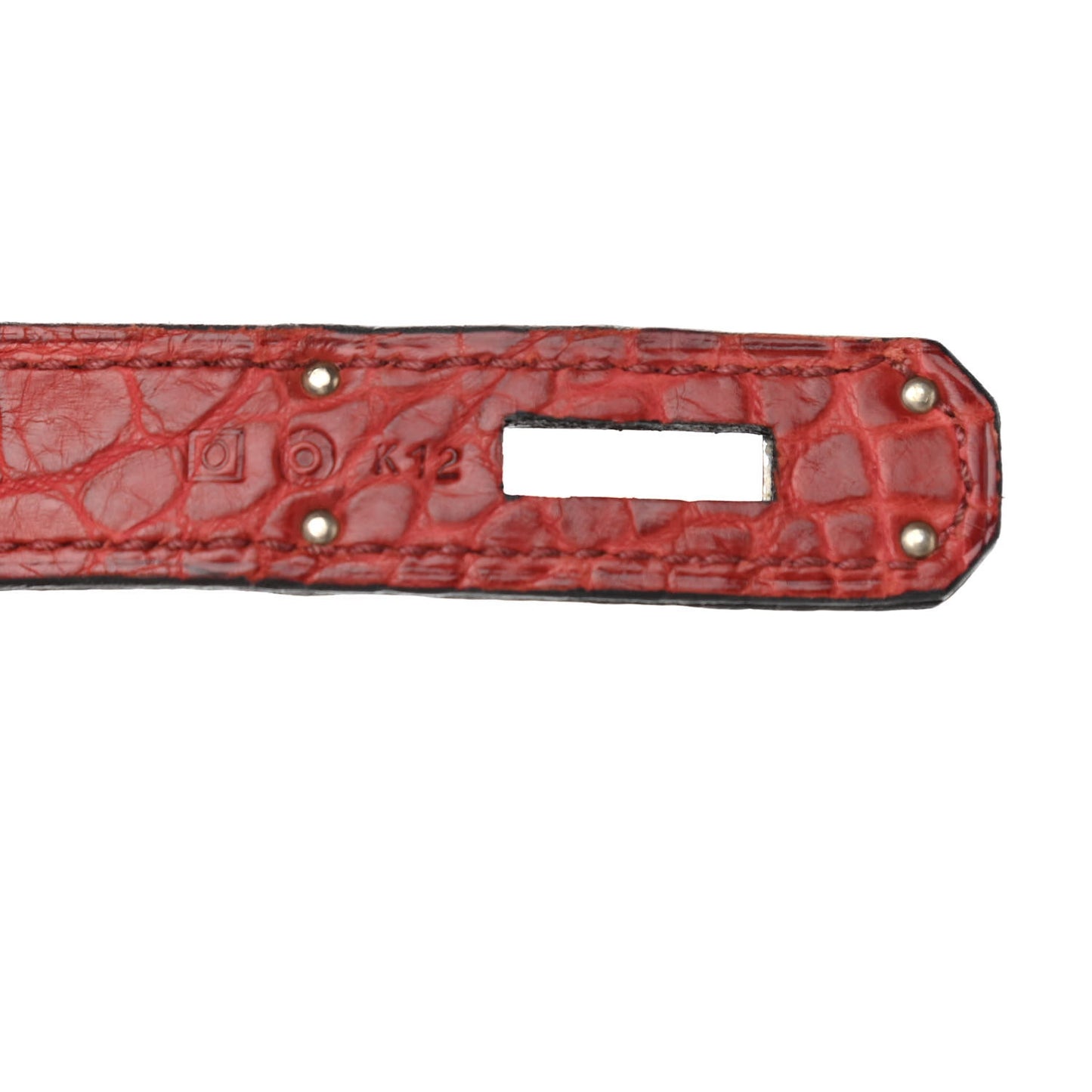 Matte Porosus Crocodile Birkin 40 Rouge H