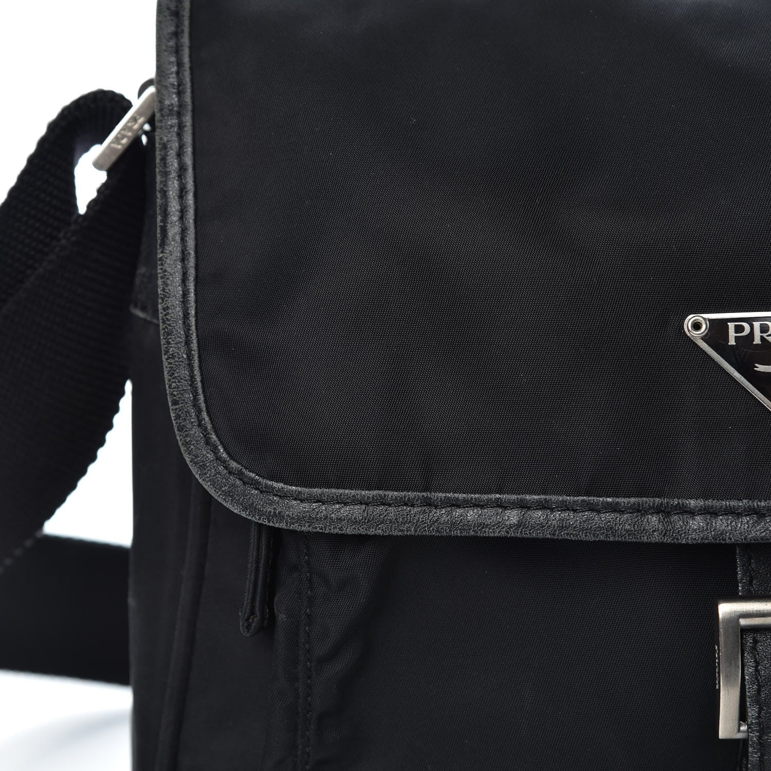 Prada Nylon Vela Messenger Black 10 of 11