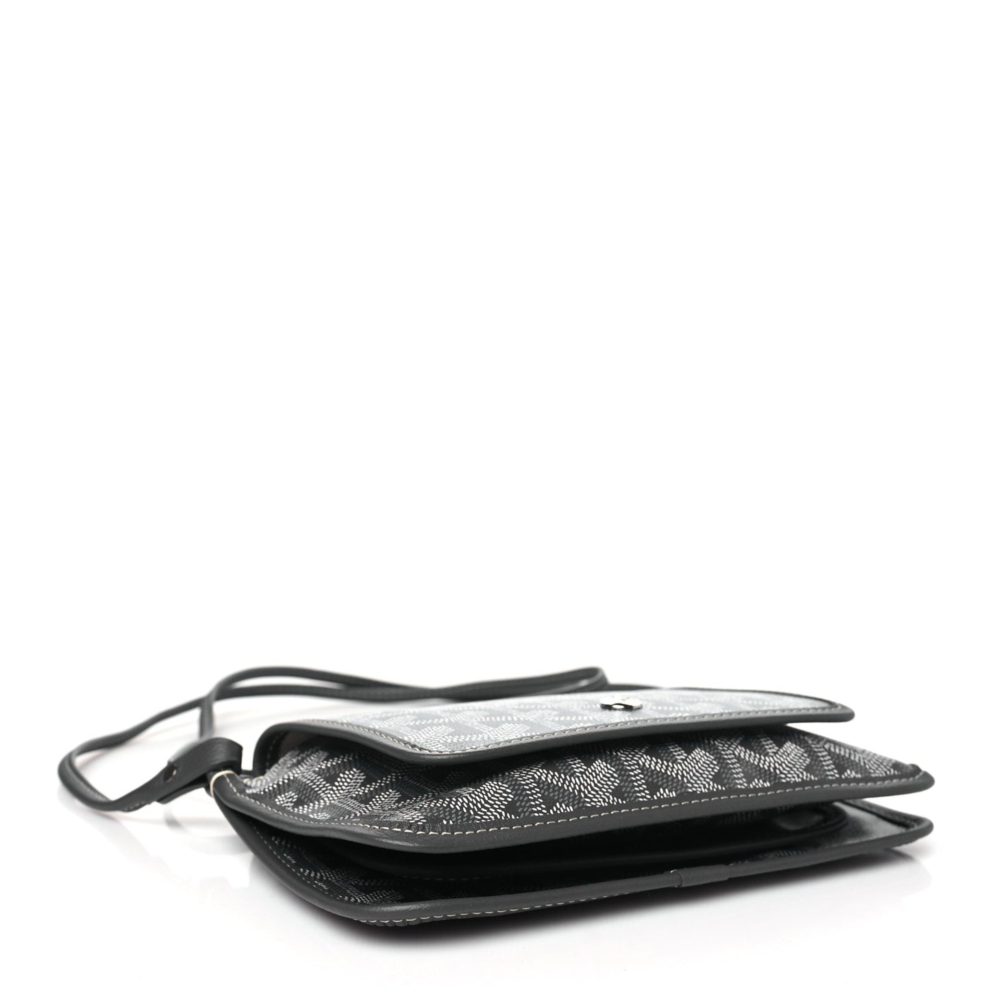 Goyardine Plumet Wallet Clutch Grey