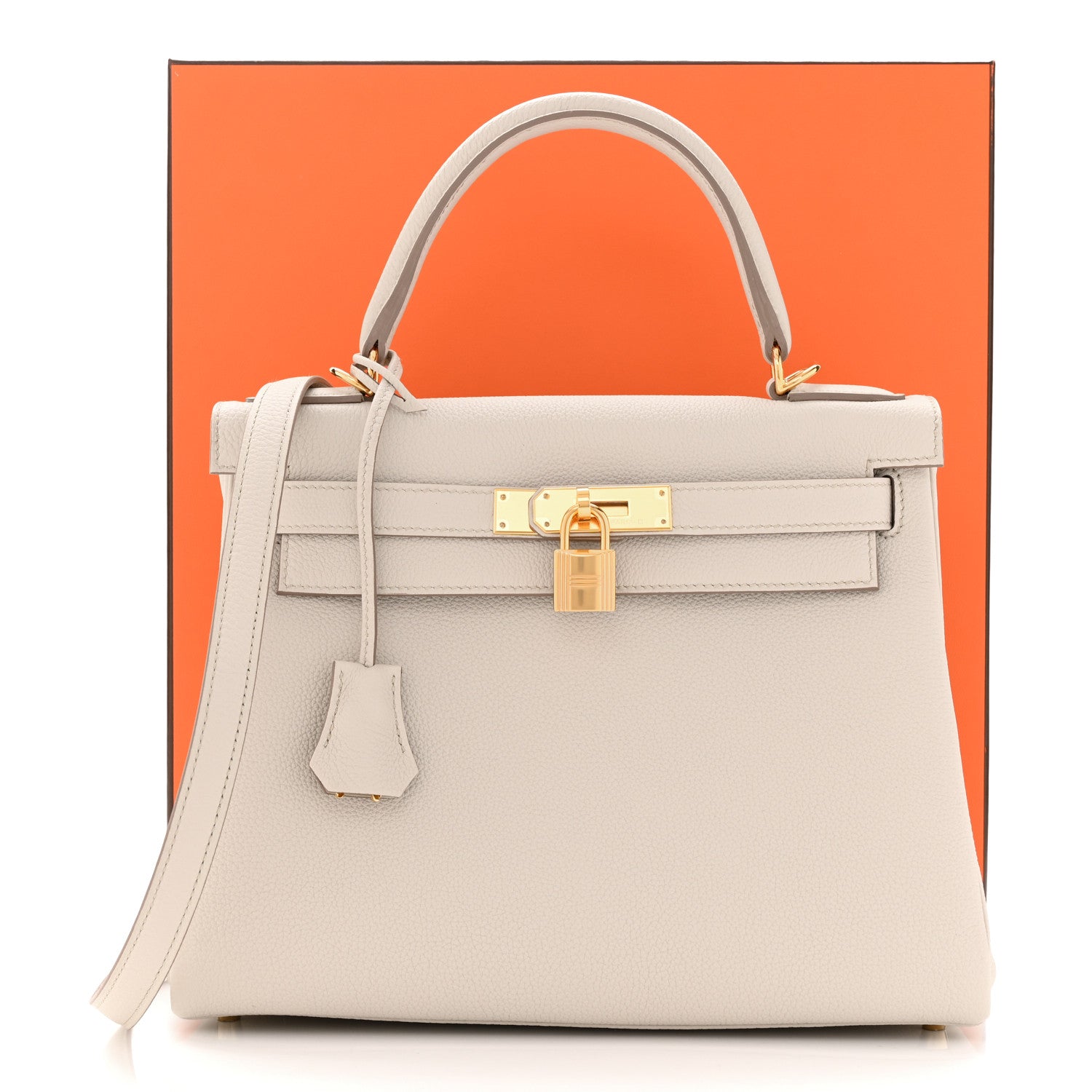 Hermes Togo Kelly Retourne 28 Beton 12 of 12